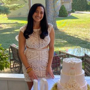 Hello Molly Beach House White Dress size small